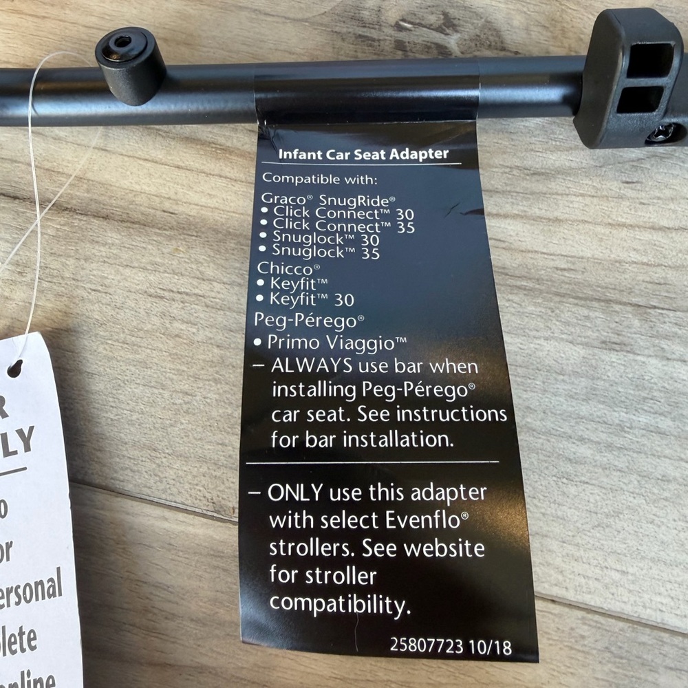 Evenflo Pivot Xpand Adapter for Perego Infant Car Seats, Graco, Chicco, and Peg - Picture 7 of 13